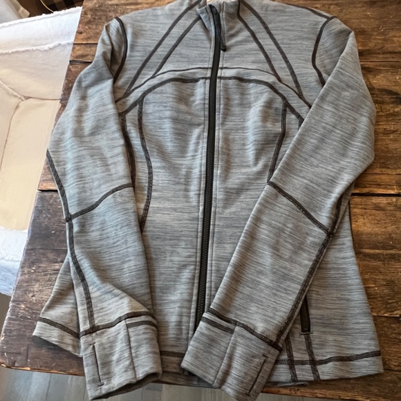 Lululemon Define Jacket Olive Green & White Pattern - 10 - Picture 9 of 9